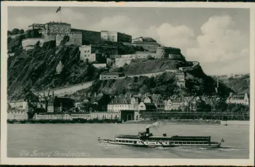 Ansichtskarte Koblenz Festung Ehrenbreitstein 1928