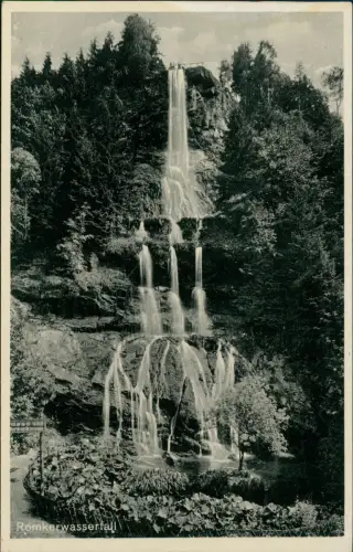 Ansichtskarte Oker-Goslar Romkerhaller Wasserfall 1932
