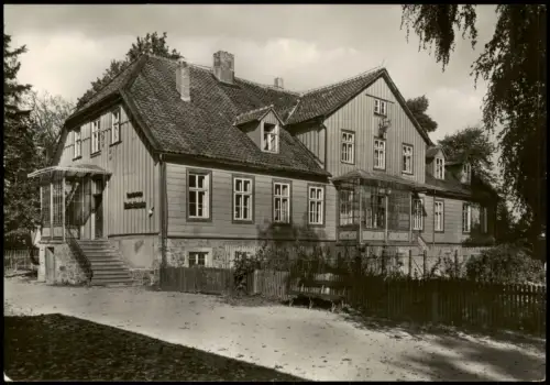 Ansichtskarte Stiege Harz Jugendherberge Martin Schwantes 1971