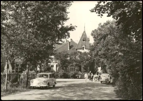Ansichtskarte Petershagen-Eggersdorf Gaststätte Seeschloß am Bötzsee 1966