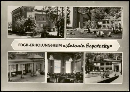 Ansichtskarte Bad Schandau FDGB-Erholungsheim »Antonin Zapotocky« 1965