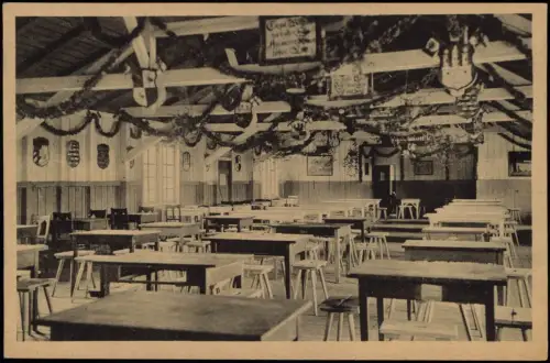 Göttingen Durchgangslager Unterhaltungsraum für Mannschaften. 1918