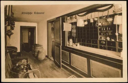 Ansichtskarte Lübeck Schabbelhaus Altlübsche Krämerei 1916