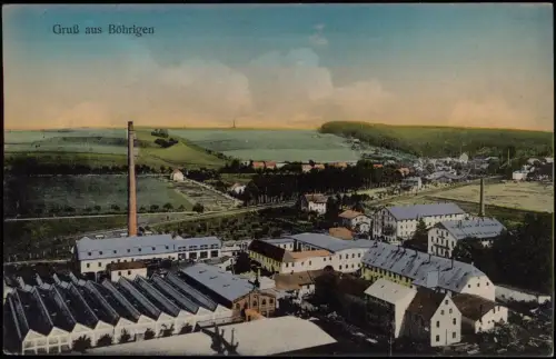 Ansichtskarte Böhringen Fabrikanlage 1912