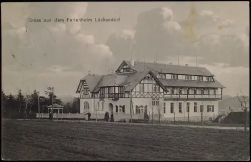 Ansichtskarte Lückendorf-Oybin Gruss aus dem Ferienheim 1918