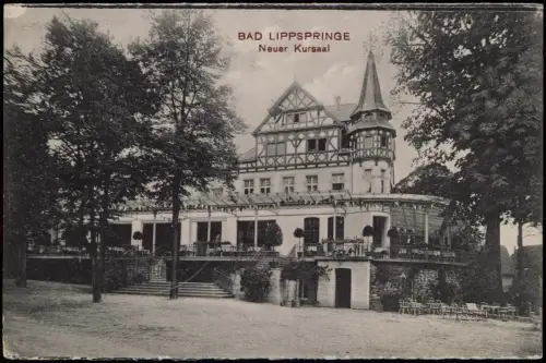 Ansichtskarte Bad Lippspringe Neuer Kursaal 1914
