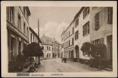 Ansichtskarte Linnich Mahrstraße 1918