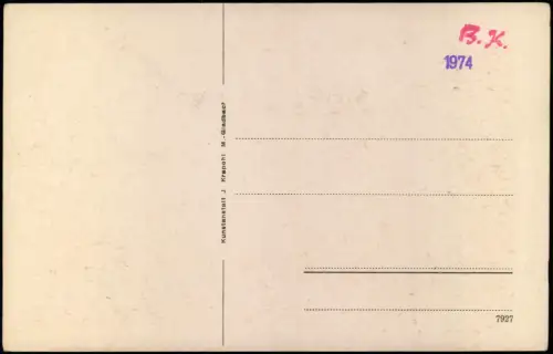 Ansichtskarte Linnich Präparandie Wasserturm 1918