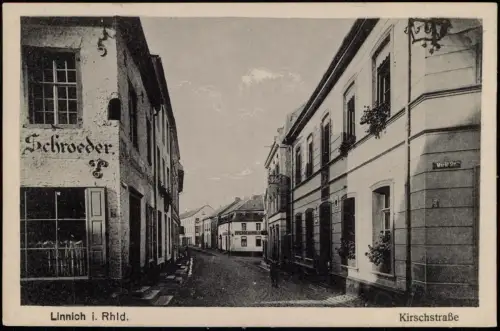 Ansichtskarte Linnich Kirschstraße 1918