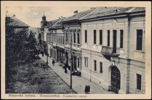 Großsteffelsdorf Rimaszombat Sobota Rimaszombat. Erzsébettéri részlet. 1928
