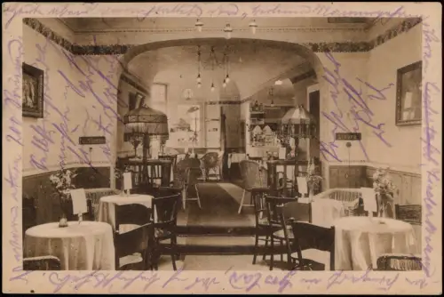 Goslar Vogel's Hotel u. Rats-Cafe Marktkirchhof n. d. Rats-Apotheke 1921