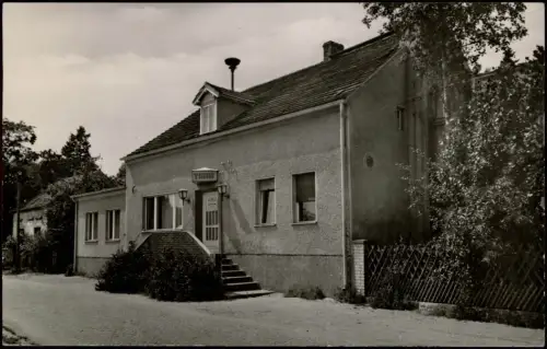 Schwerin am Teupitzsee (LK Dahme-Spreewald) HOG Dorfkrug Fotokarte 1965