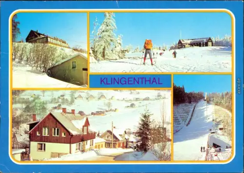 Klingenthal Gasthaus, Piste mit Gasthaus, Überblick, Sprungschanze 1981