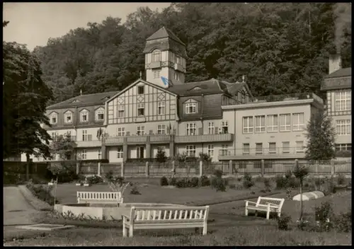 Ansichtskarte Bad Blankenburg Ferienheim der IG Wismut 'Heim am Goldberg' 1968