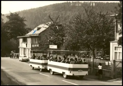 Ansichtskarte Schwarzburg Schwarzatal-Expreß in Schwarzburg 1969