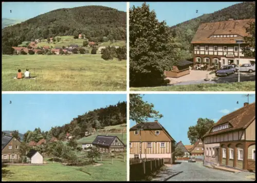 Waltersdorf-Großschönau Sachsen Mehrbild  Waltersdorf Kr Zittau Grenzbaude 1976