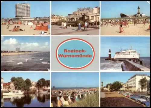 Warnemünde Rostock Hotel "Neptun", Kurhaus, Am Strand, Strand, Strandhotel 1981