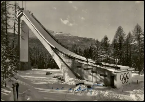 Cortina d´Ampezzo Olympische Skisprungschanze Trampolino Olimpico 1956