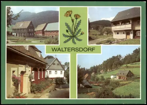 Waltersdorf-Großschönau (Sachsen) Blick zur Lausche (2),  Sonneberg 1985