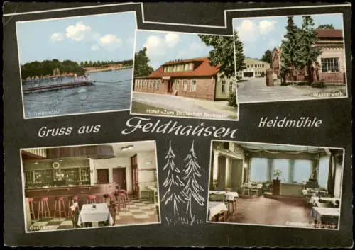 Heidmühle-Schortens  mit Hotel Zum Deutschen Schwimmbad,   Wasserwerk 1970