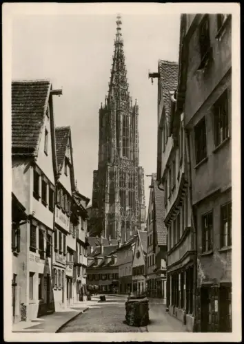 Ansichtskarte Ulm a. d. Donau Walfischgasse Fotokarte 1930