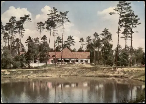 Ansichtskarte Bruchsal Autobahn-Rasthaus und -Hotel 1958