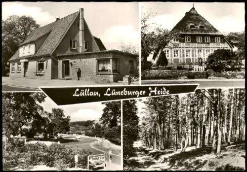 Ansichtskarte Lüllau-Jesteburg Gast- u. Pensionshaus Koopmanns Kroog 1964