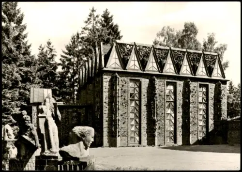 Ansichtskarte Lüllau-Jesteburg Kunststätte J. M. Bossard Skulpturen 1965