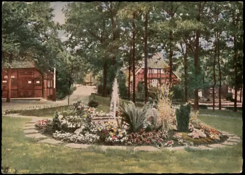 Ansichtskarte Jesteburg Straßenpartie 1968