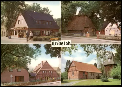 Ansichtskarte Undeloh 4 Bild Stadtansichten 1981