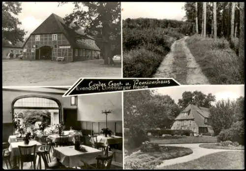 Ansichtskarte Evendorf-Egestorf Cordes Gast. u. Pensionshaus 4 Bild 1977