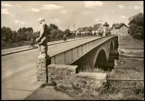 Ansichtskarte Raguhn-Jeßnitz DDR AK Raguhn Anhalt Brücke des Friedens 1970
