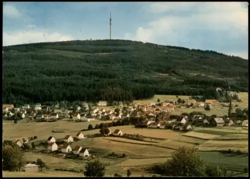 Ansichtskarte Bischofsgrün Panorama-Ansicht Ort im Fichtelgebirge 1975