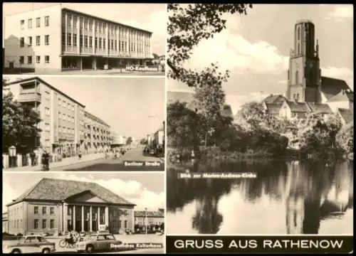 Ansichtskarte Rathenow Mehrbild Fotokarte 1970