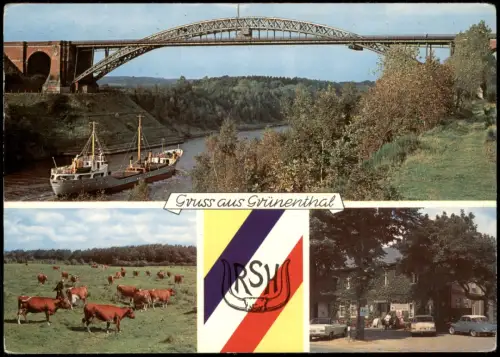 Ansichtskarte Albersdorf (Holstein) Mehrbildkarte Gruss aus Grünenthal 1970