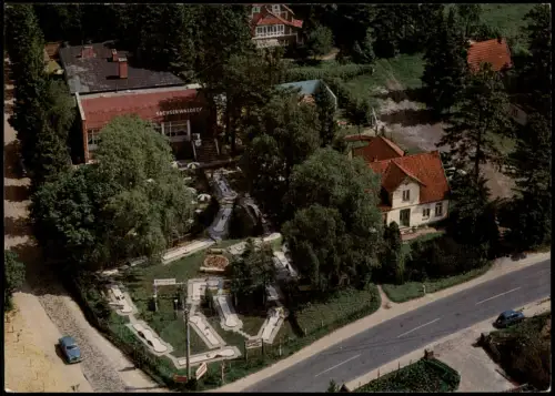 Trittau Luftaufnahme Restaurant Sachsenwaldeck mit Minigolfanlage 1965