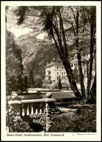 Ansichtskarte Bad Reichenhall Grand-Hotel Axelmannstein 1950