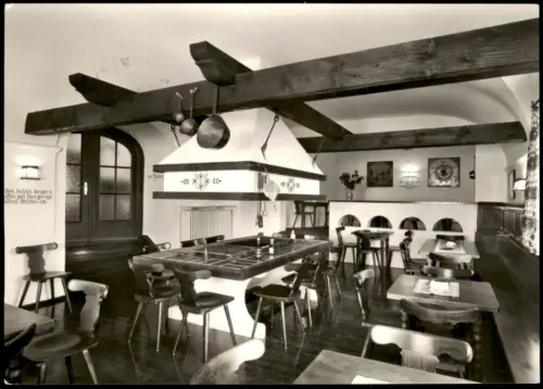 Bad Reichenhall Innenansicht Gasthaus Schießstätte Lofererstrasse 1979/1970