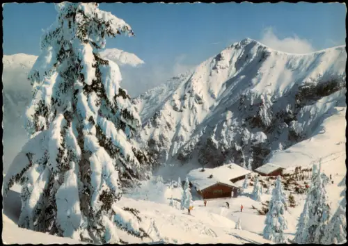 Ansichtskarte Bad Reichenhall Rasthaus Schlegelmulde am Predigtstuhl 1965