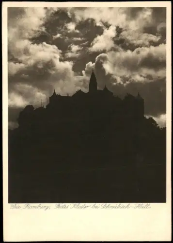 Ansichtskarte Schwäbisch Hall Comburg, Festes Kloster 1930