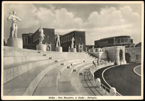 Cartolina Rom Roma Foro Mussolini, Stadio dei Marmi 1938