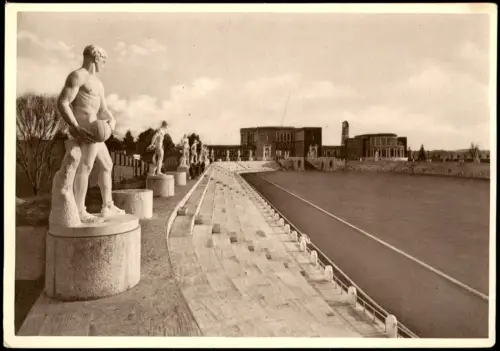 Cartolina Rom Roma Stadio dei Marmi im Foro Mussolini 1933