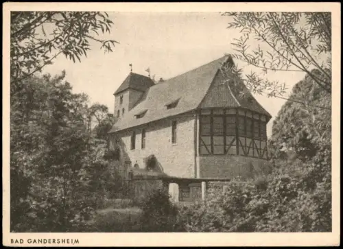 Ansichtskarte Bad Gandersheim St. Georgenkirche 1940