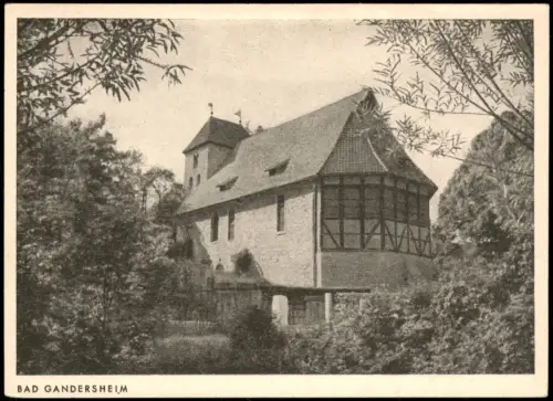 Ansichtskarte Bad Gandersheim St. Georgenkirche 1950