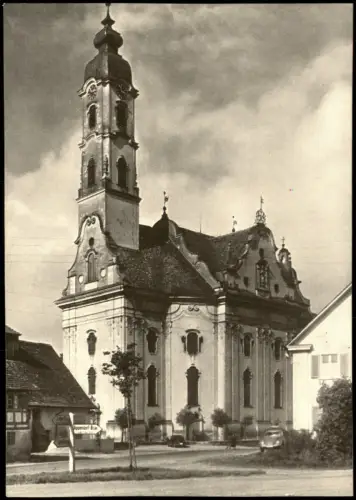 Ansichtskarte Steinhausen-Bad Schussenried Wallfahrtskirche Steinhausen 1950