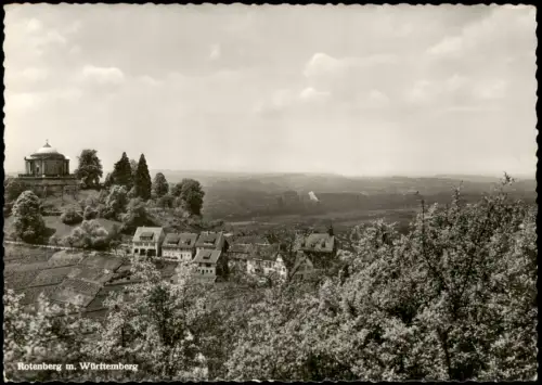 Rotenberg-Stuttgart Panorama-Ansicht Rotenberg m. Württemberg 1960