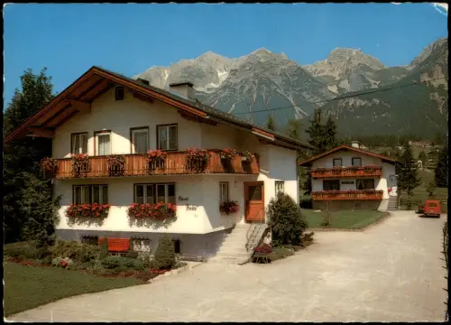 Ansichtskarte Ramsau am Dachstein Partie am Haus RODA und ELKE 1981
