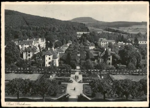 Ansichtskarte Bad Brückenau Panorama Ortsansicht 1934
