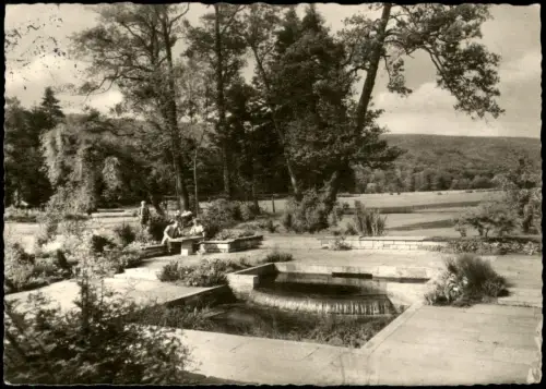 Ansichtskarte Bad Brückenau Kuranlagen 1958