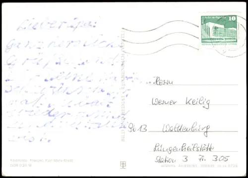 Ansichtskarte Chemnitz Basar 1983